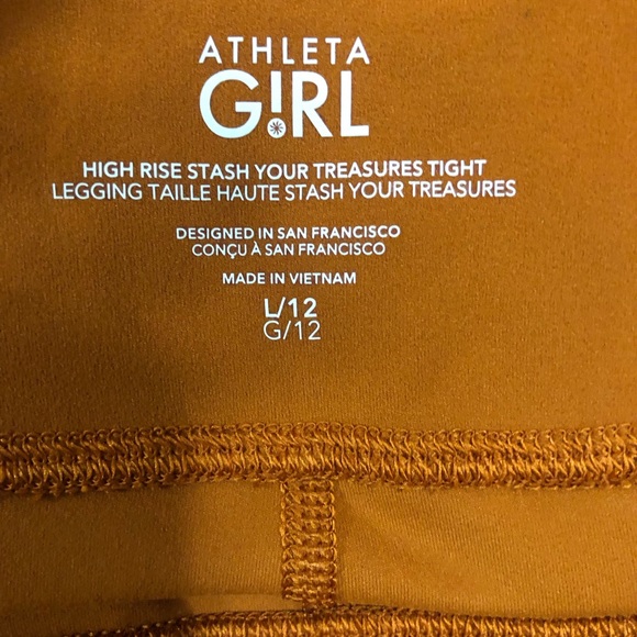 Rust orange athleta girl leggings - Picture 4 of 4